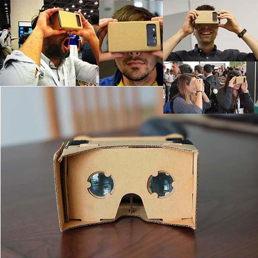 Ulter Clear DIY Cardboard 3D VR Virtual Reality Glasses For Smartphone- Khaki Ulter Clear DIY Cardboard 3D VR Virtual Reality Glasses For Smartphone- Khaki