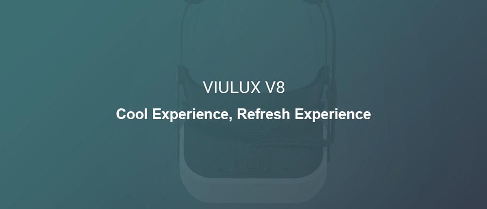 VIULUX V8 VR 3D Headset for PC 5.5 inch Full HD Support Object Adjustment- White VIULUX V8 VR 3D Headset for PC 5.5 inch Full HD Support Object Adjustment- White