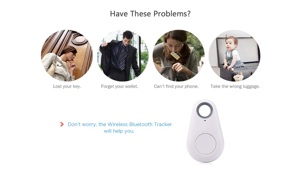 Water Droplet Shaped Smart Finder Tag Wireless Bluetooth Locator Tracker Anti-lost Alarm- Silk Blue Water Droplet Shaped Smart Finder Tag Wireless Bluetooth Locator Tracker Anti-lost Alarm- Silk Blue
