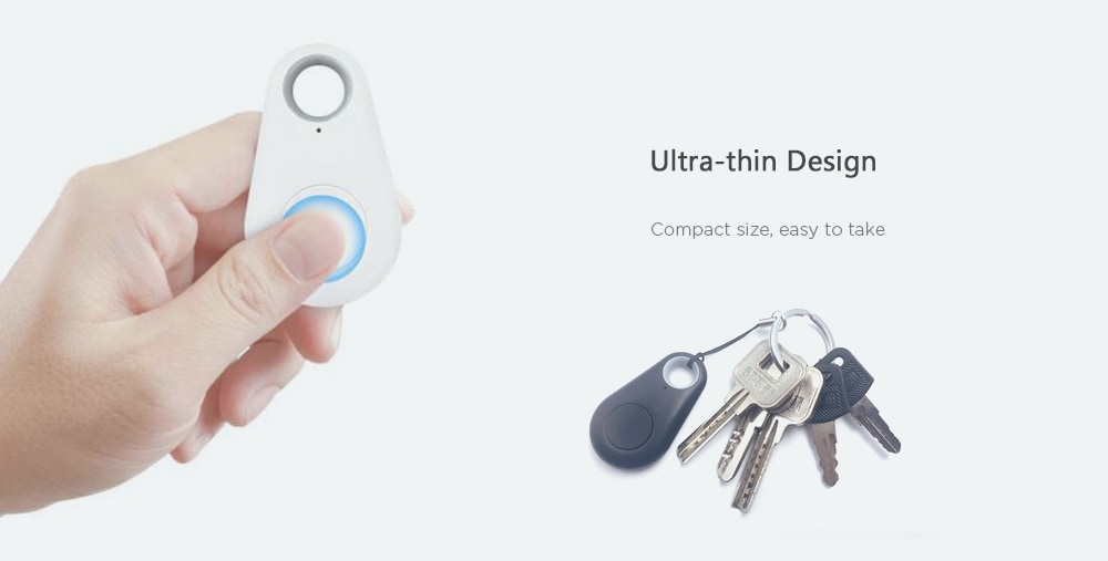 Water Droplet Shaped Smart Finder Tag Wireless Bluetooth Locator Tracker Anti-lost Alarm- Silk Blue Water Droplet Shaped Smart Finder Tag Wireless Bluetooth Locator Tracker Anti-lost Alarm- Silk Blue