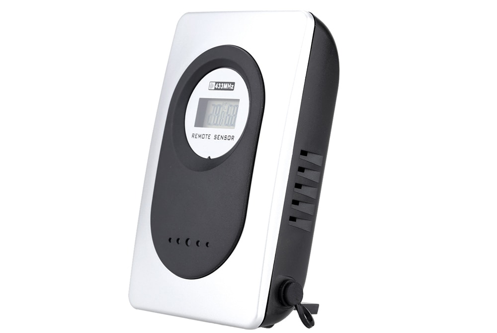 TS - H105 435MHz RF Weather Station Alarm Clock Wireless Thermometer Hygrometer- Silver TS - H105 435MHz RF Weather Station Alarm Clock Wireless Thermometer Hygrometer- Silver
