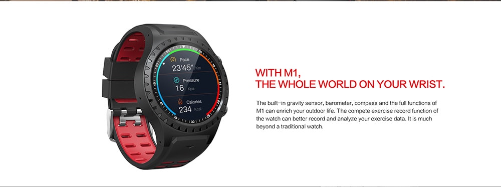 SMA M1S 2G Smartwatch Phone 1.3 inch MTK nucleus MTK2503 32MB RAM 128MB ROM Sedentary Reminder Bluetooth 3.0 + 4.0 320mAh Built-in- Black BLACK+RED SMA M1S 2G Smartwatch Phone 1.3 inch MTK nucleus MTK2503 32MB RAM 128MB ROM Sedentary Reminder Bluetooth 3.0 + 4.0 320mAh Built-in- Black BLACK+RED
