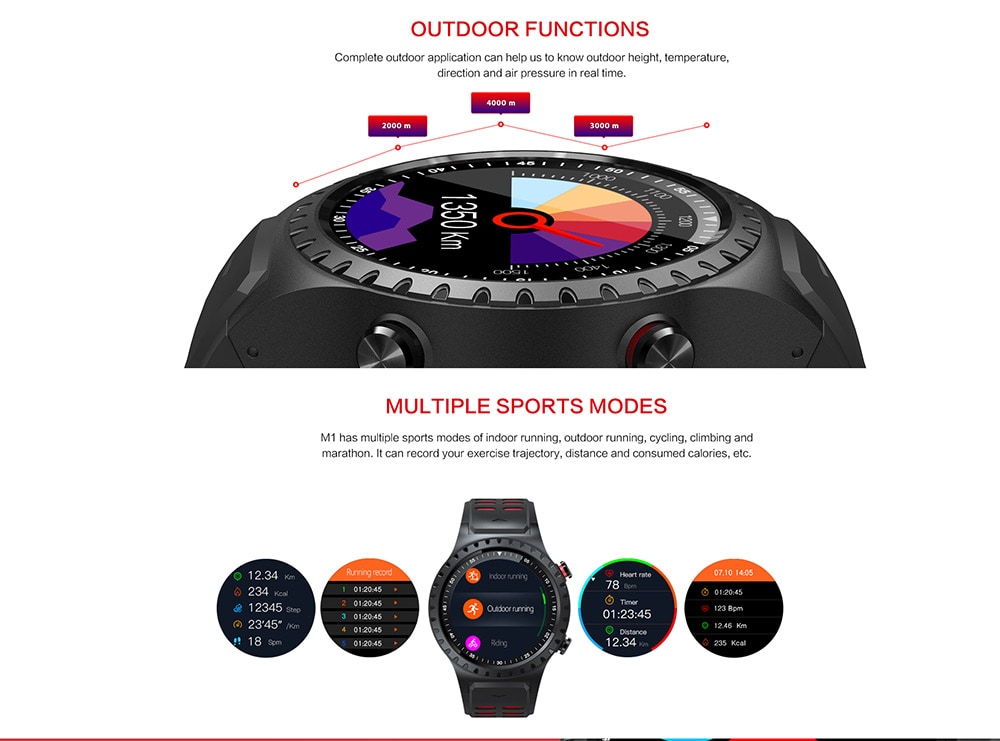 SMA M1S 2G Smartwatch Phone 1.3 inch MTK nucleus MTK2503 32MB RAM 128MB ROM Sedentary Reminder Bluetooth 3.0 + 4.0 320mAh Built-in- Black BLACK+RED SMA M1S 2G Smartwatch Phone 1.3 inch MTK nucleus MTK2503 32MB RAM 128MB ROM Sedentary Reminder Bluetooth 3.0 + 4.0 320mAh Built-in- Black BLACK+RED