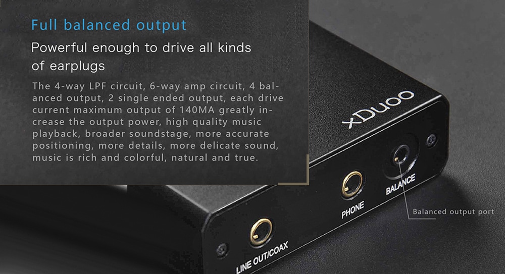 XDUOO X20 Portable Lossless Music Player Bluetooth HiFi MP3 Player Balance out- Black XDUOO X20 Portable Lossless Music Player Bluetooth HiFi MP3 Player Balance out- Black