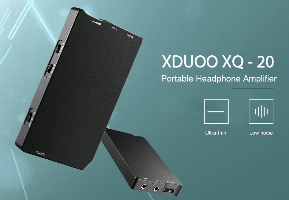 XDUOO XQ - 20 Portable Headphone Amplifier- Black XDUOO XQ - 20 Portable Headphone Amplifier- Black