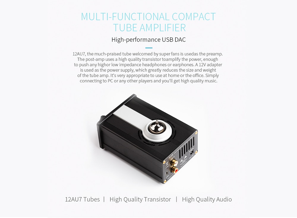 XDUOO TA - 01B High Performance USB Decoding Amplifier - Black XDUOO TA - 01B High Performance USB Decoding Amplifier - Black