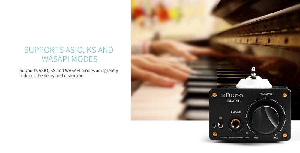 XDUOO TA - 01B High Performance USB Decoding Amplifier - Black XDUOO TA - 01B High Performance USB Decoding Amplifier - Black