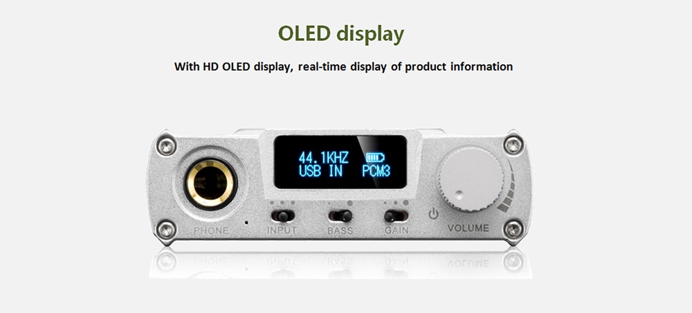 XDUOO XD - 05 High Performance Portable Decoding Headphone Amplifier- Silver XDUOO XD - 05 High Performance Portable Decoding Headphone Amplifier- Silver