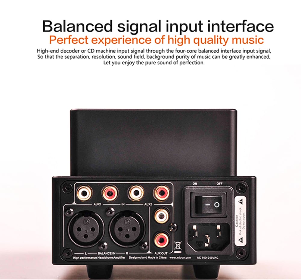 XDUOO TA - 20 High Performance Balanced Tube Headphone Amplifier- Black XDUOO TA - 20 High Performance Balanced Tube Headphone Amplifier- Black