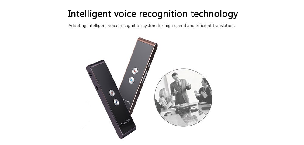 T8 Pocket Intelligent Multilingual Translator Device- Black T8 Pocket Intelligent Multilingual Translator Device- Black
