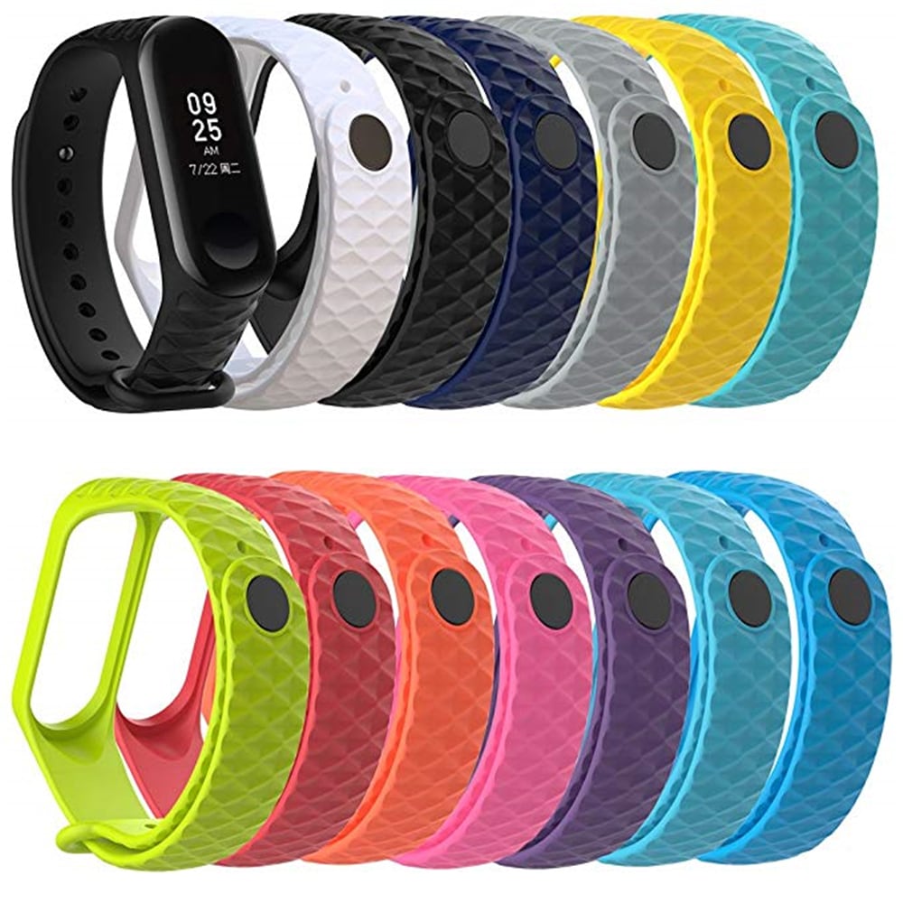 Replacement Silicone Wrist Strap Watch Band for Xiaomi MI Band 3 Smart Bracelet- Neon Pink Replacement Silicone Wrist Strap Watch Band for Xiaomi MI Band 3 Smart Bracelet- Neon Pink