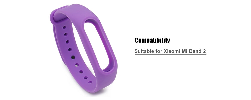 Silicone Watch Band for Xiaomi Miband 2- Black Silicone Watch Band for Xiaomi Miband 2- Black