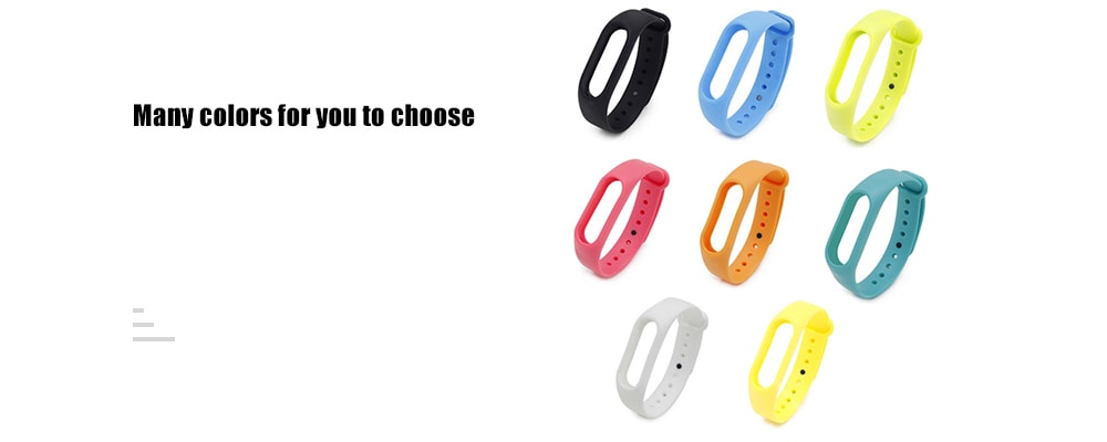 Silicone Watch Band for Xiaomi Miband 2- Black Silicone Watch Band for Xiaomi Miband 2- Black