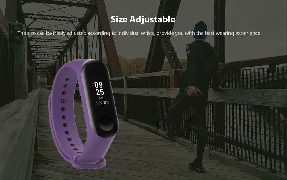 Smart Silicone Glossy Wristband for Xiaomi Miband 3- Orange Smart Silicone Glossy Wristband for Xiaomi Miband 3- Orange