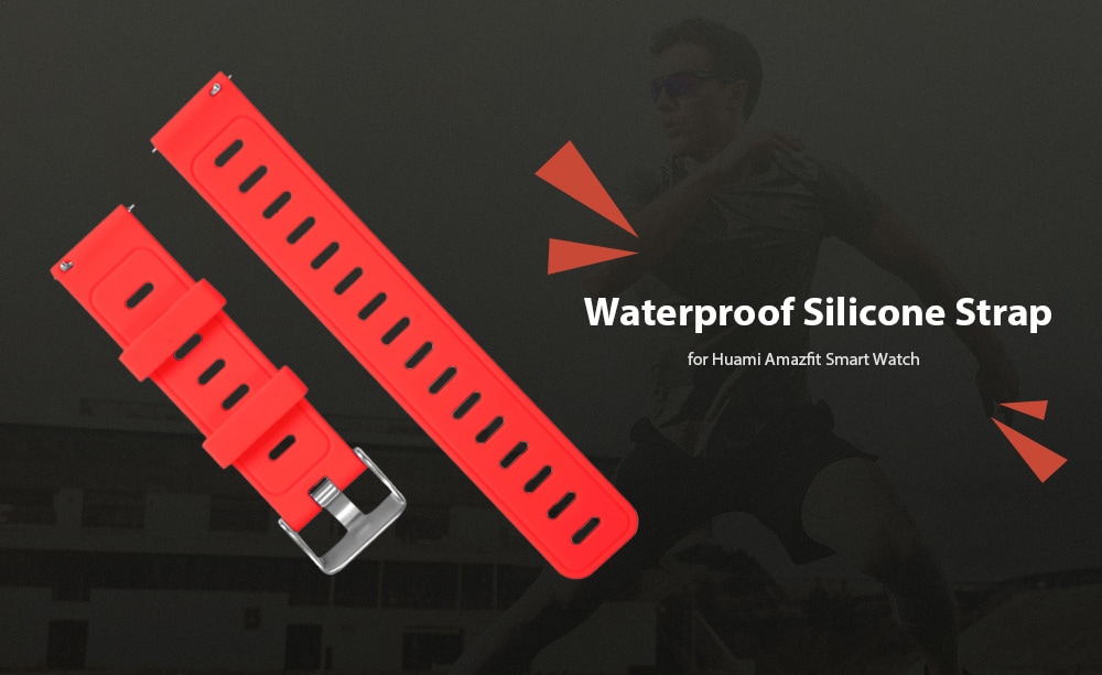 Silicone Watch Band for Amazfit Bip Smart Watch- Midnight Blue Silicone Watch Band for Amazfit Bip Smart Watch- Midnight Blue
