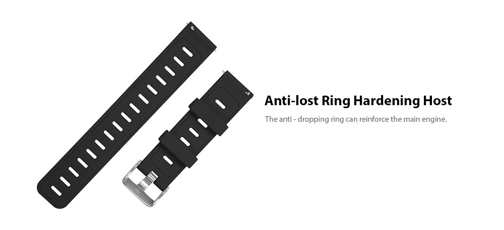Silicone Watch Band for Amazfit Bip Smart Watch- Midnight Blue Silicone Watch Band for Amazfit Bip Smart Watch- Midnight Blue