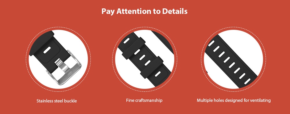 Silicone Watch Band for Amazfit Bip Smart Watch- Midnight Blue Silicone Watch Band for Amazfit Bip Smart Watch- Midnight Blue