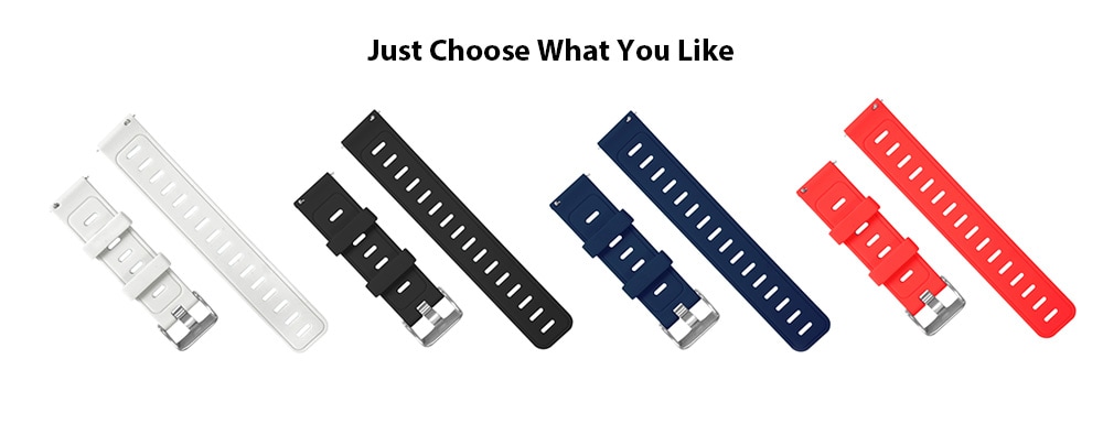 Silicone Watch Band for Amazfit Bip Smart Watch- Midnight Blue Silicone Watch Band for Amazfit Bip Smart Watch- Midnight Blue