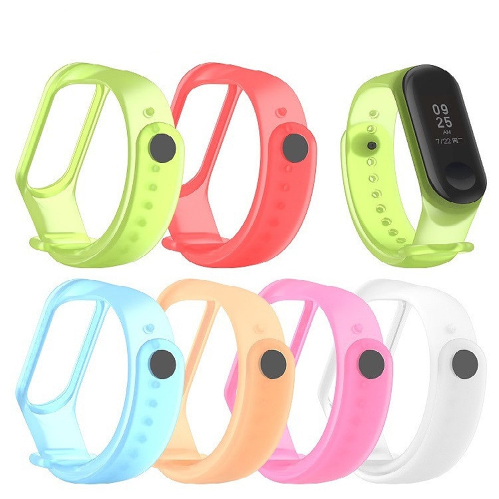 Translucent Wristband for Xiaomi Mi Band 3- Tea Green Translucent Wristband for Xiaomi Mi Band 3- Tea Green