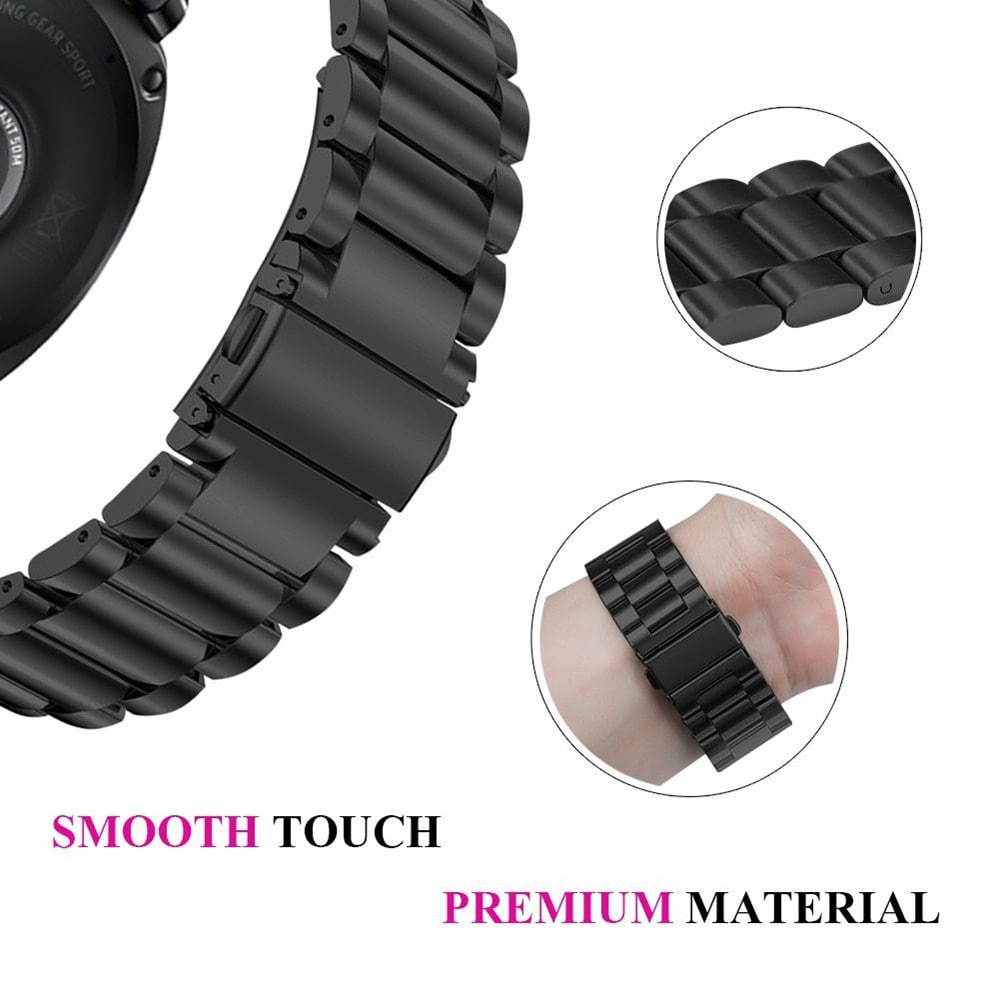 Stainless Steel Watch Band Wrist Strap for Huawei Watch 2 Pro/Watch GT Bracelet- Gold Stainless Steel Watch Band Wrist Strap for Huawei Watch 2 Pro/Watch GT Bracelet- Gold