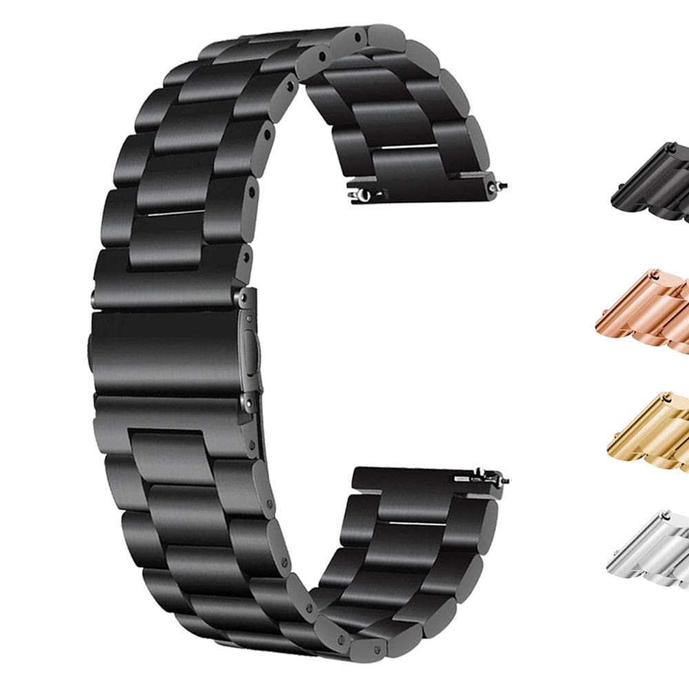Stainless Steel Watch Band Wrist Strap for Huawei Watch 2 Pro/Watch GT Bracelet- Gold Stainless Steel Watch Band Wrist Strap for Huawei Watch 2 Pro/Watch GT Bracelet- Gold