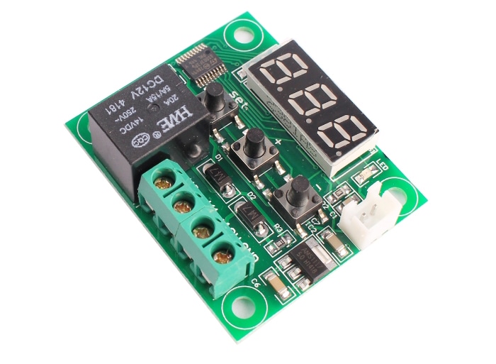 W1209 DC 12V Digital Temperature Thermostat Control Module Water Resistant- Colormix W1209 DC 12V Digital Temperature Thermostat Control Module Water Resistant- Colormix