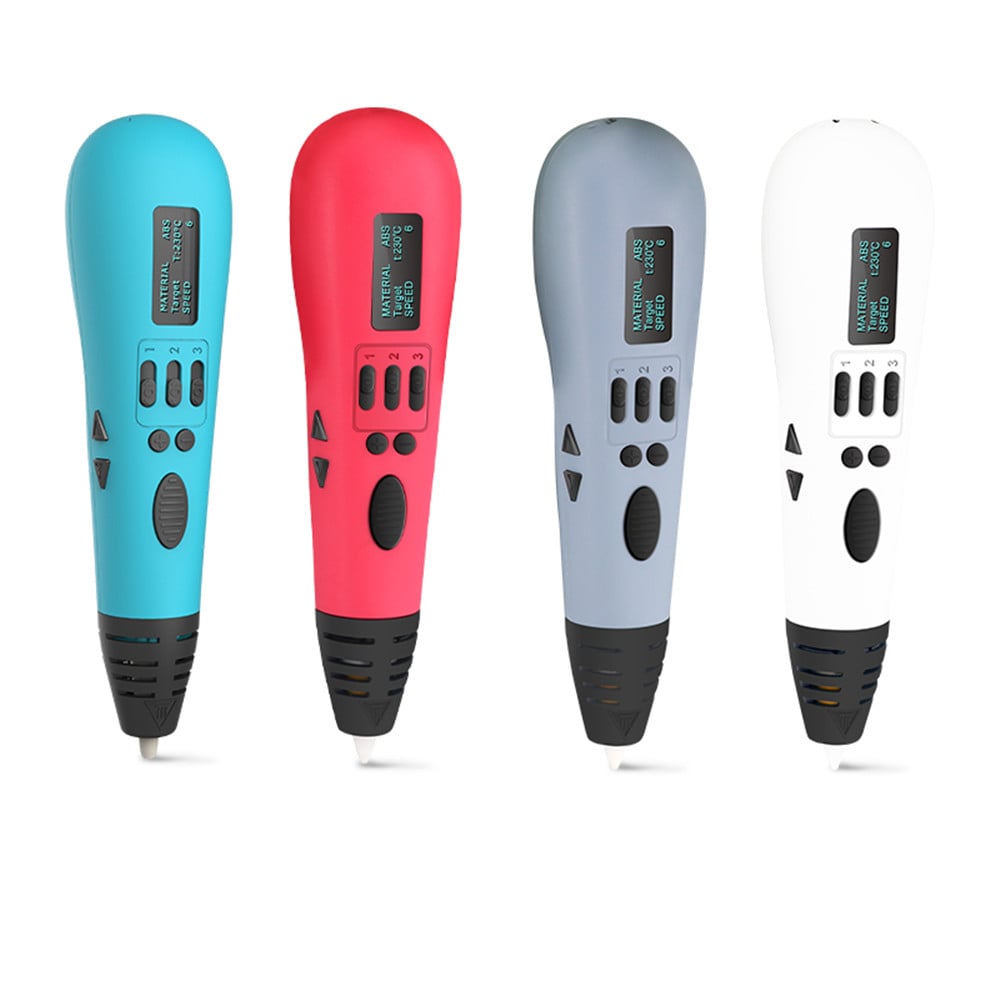 Toys 3D Printing Pen New Multi-Color Filament 3D Pen with OLED 3 in 1 Filament- Gray Toys 3D Printing Pen New Multi-Color Filament 3D Pen with OLED 3 in 1 Filament- Gray