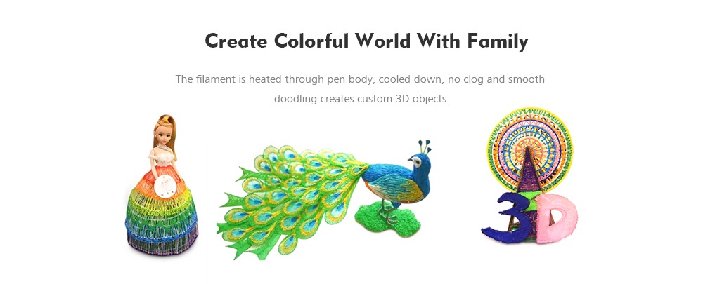 Robot Blue Low Temperature Version 3D Printing Pen USB Interface Graffiti Painting Robotpen- Sky Blue US Plug (2-pin) Robot Blue Low Temperature Version 3D Printing Pen USB Interface Graffiti Painting Robotpen- Sky Blue US Plug (2-pin)