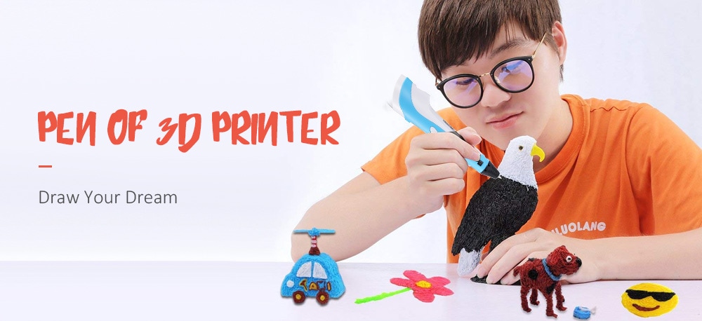 V2S 3D Printer Printing Pen - Blue Ivy V2S 3D Printer Printing Pen - Blue Ivy