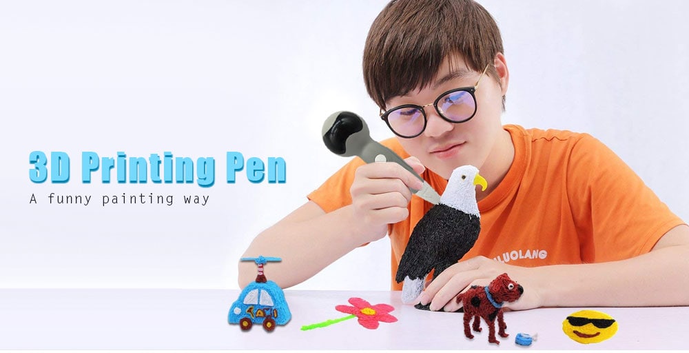 Robot Gray Low Temperature Version 3D Printing Pen USB Interface Comes With Voice Playback Function Children Graffiti Painting Robotpen- Gray UK Plug Robot Gray Low Temperature Version 3D Printing Pen USB Interface Comes With Voice Playback Function Children Graffiti Painting Robotpen- Gray UK Plug