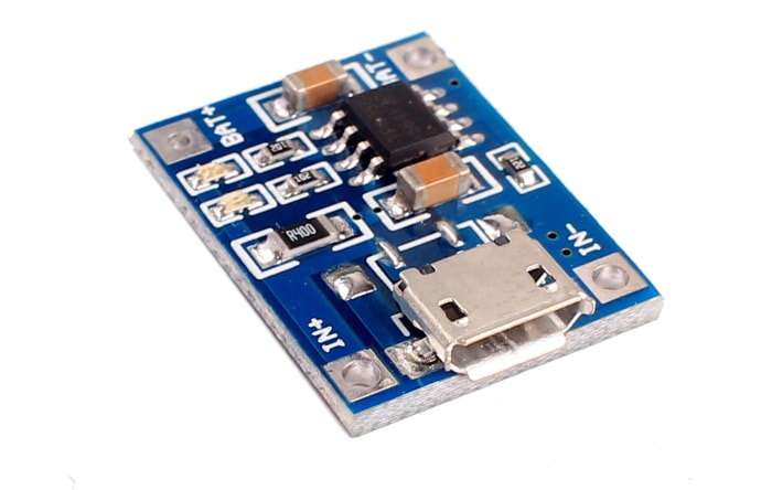 TP4056 5V 1A Lithium Battery Charging Board Practical Charger Module- Blue TP4056 5V 1A Lithium Battery Charging Board Practical Charger Module- Blue