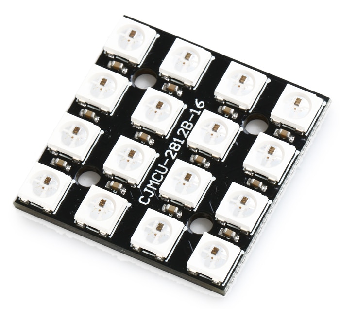 WS2812B 16 Bit Full-Color Driving Board RGB LED 4-Lead Square for Arduino- as the picture WS2812B 16 Bit Full-Color Driving Board RGB LED 4-Lead Square for Arduino- as the picture