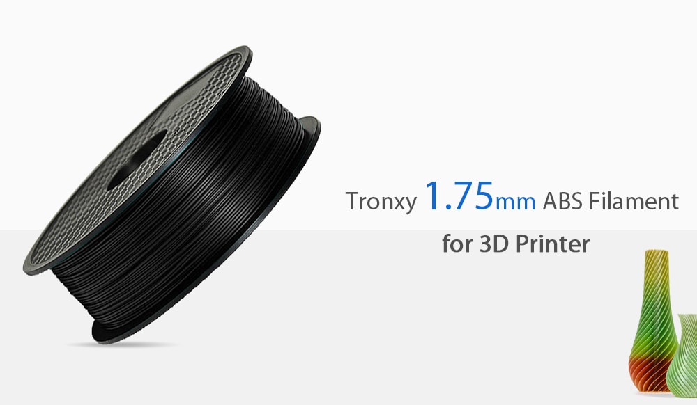 Tronxy 1.75mm ABS 3D Printing Filament Biodegradable Material- Red Tronxy 1.75mm ABS 3D Printing Filament Biodegradable Material- Red