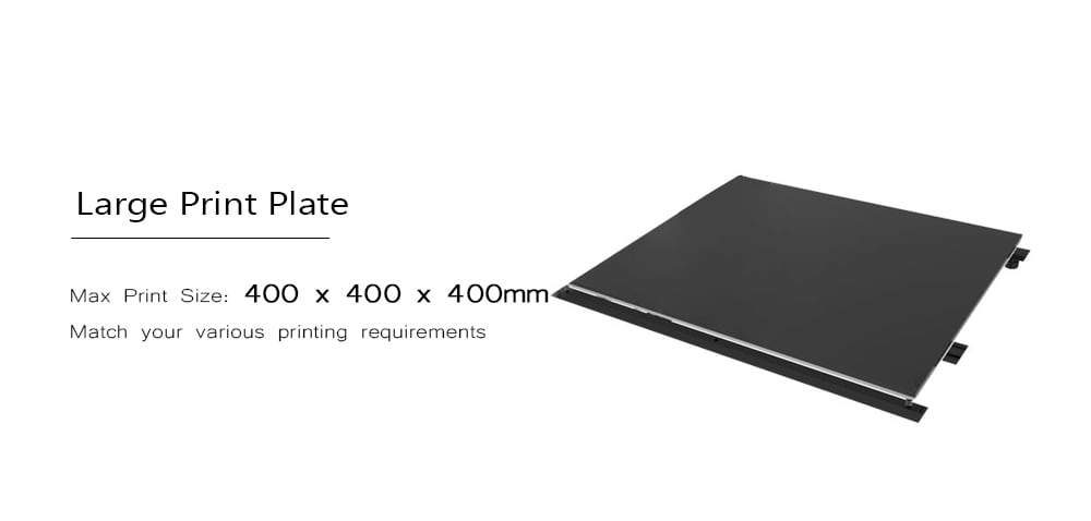 Tronxy X5S - 400 High Precision Rapid Assembly 3D Printer- Black EU Plug Tronxy X5S - 400 High Precision Rapid Assembly 3D Printer- Black EU Plug