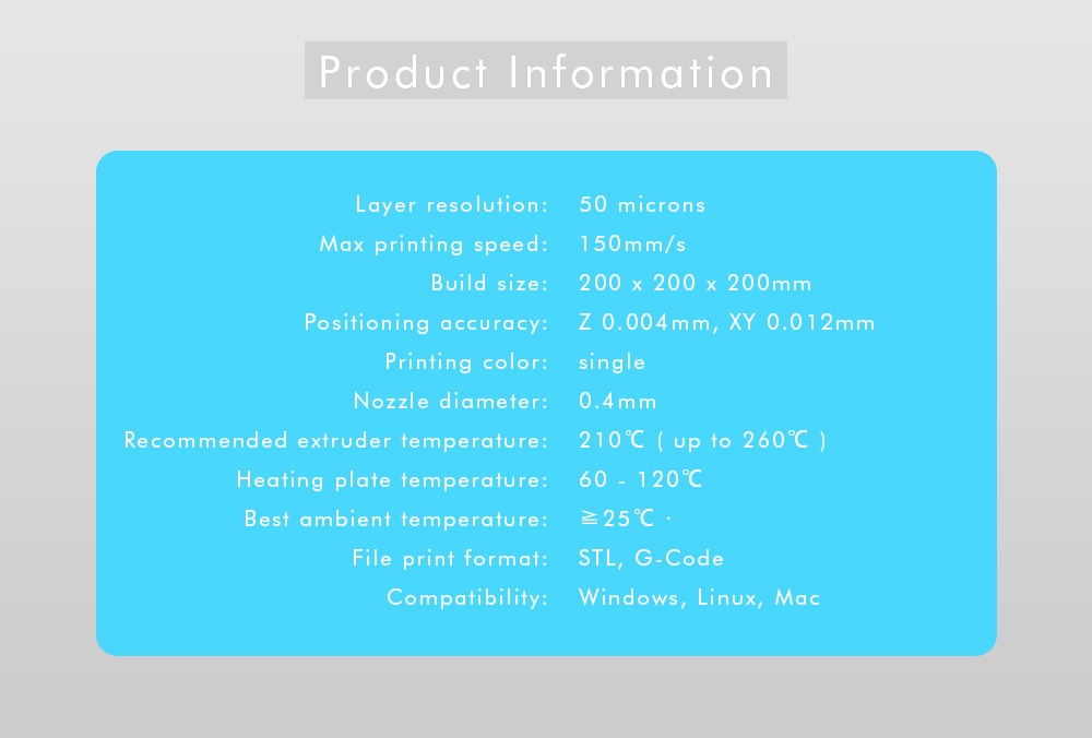 Tevo Tarantula 3D Printer Kit 200 x 200 x 200mm- Black US Plug Tevo Tarantula 3D Printer Kit 200 x 200 x 200mm- Black US Plug