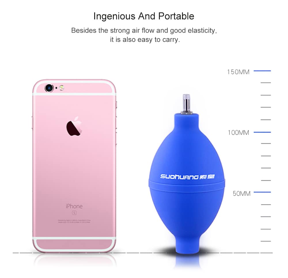 WLXY 8016 Rubber Dust Blowing Ball Tool for Camera Lens / Mobile Phone / Watch- Blue WLXY 8016 Rubber Dust Blowing Ball Tool for Camera Lens / Mobile Phone / Watch- Blue