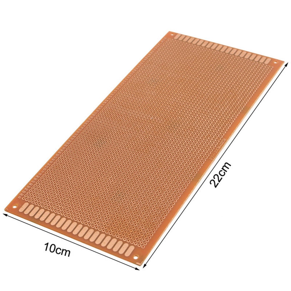 Single Side Copper Paper PCB Breadboard 10 x 22cm - Halloween Orange Single Side Copper Paper PCB Breadboard 10 x 22cm - Halloween Orange