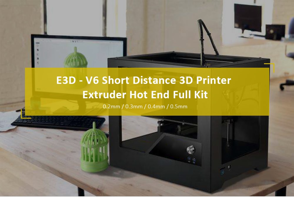E3D - V6 Short Distance 0.5mm 3D Printer Extruder- Silver 0.3mm E3D - V6 Short Distance 0.5mm 3D Printer Extruder- Silver 0.3mm