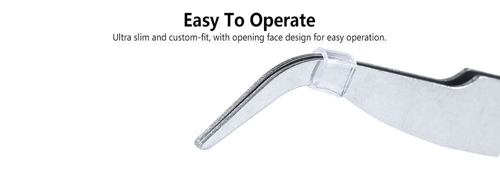 Pointed / Elbow Stainless Steel Tweezers 2PCS- Silver Pointed / Elbow Stainless Steel Tweezers 2PCS- Silver