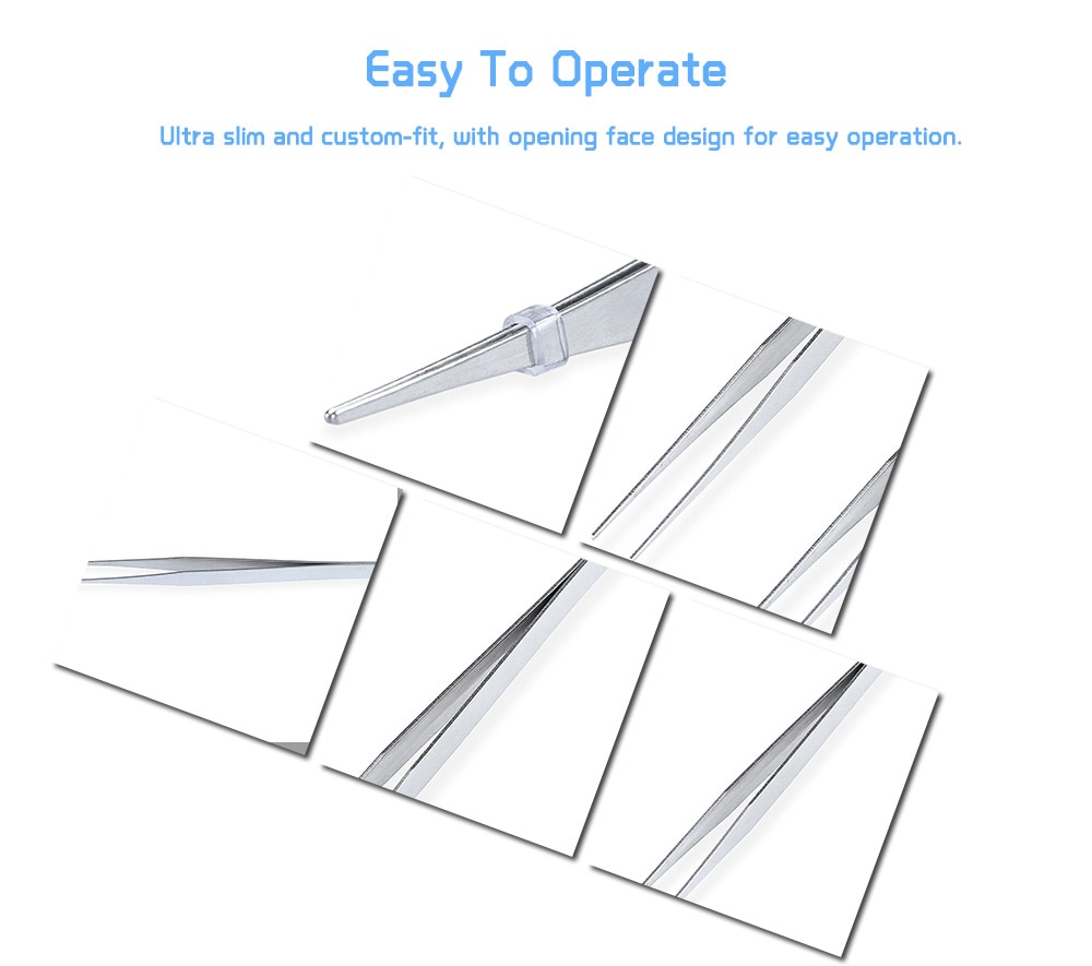 Tip Pointed Stainless Steel Tweezers 2PCS- Silver Tip Pointed Stainless Steel Tweezers 2PCS- Silver