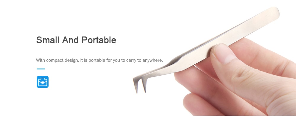WEITUS WTS817 Stainless Steel Scrub Curved Tweezer Repair Tool- Silver WTS817 CURVED TWEEZER WEITUS WTS817 Stainless Steel Scrub Curved Tweezer Repair Tool- Silver WTS817 CURVED TWEEZER