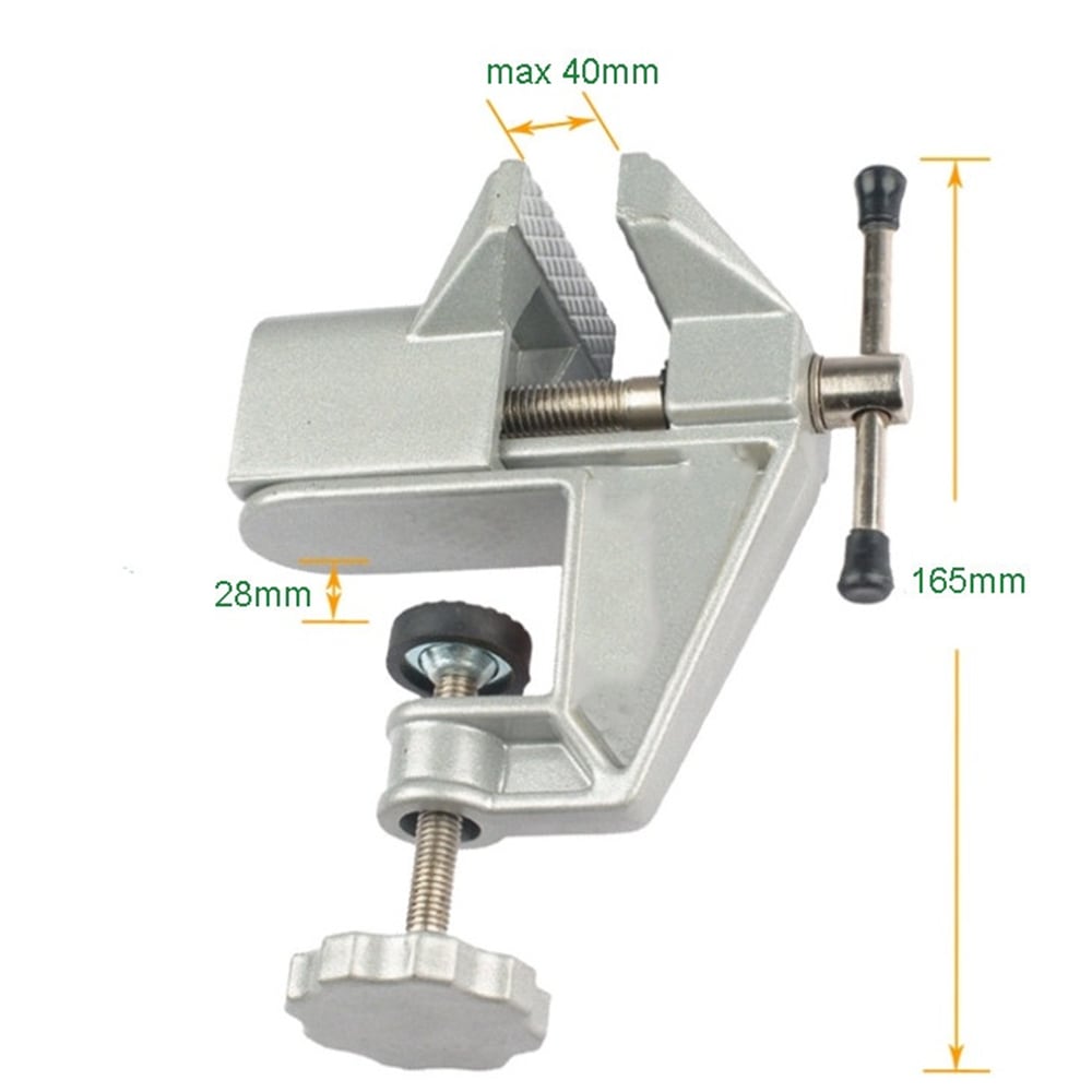 Vise tool Clamp Hobby Bench Aluminum Mini Clamp Work Station- Platinum Vise tool Clamp Hobby Bench Aluminum Mini Clamp Work Station- Platinum