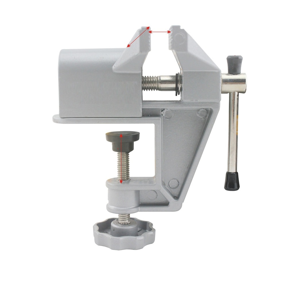 Vise tool Clamp Hobby Bench Aluminum Mini Clamp Work Station- Platinum Vise tool Clamp Hobby Bench Aluminum Mini Clamp Work Station- Platinum