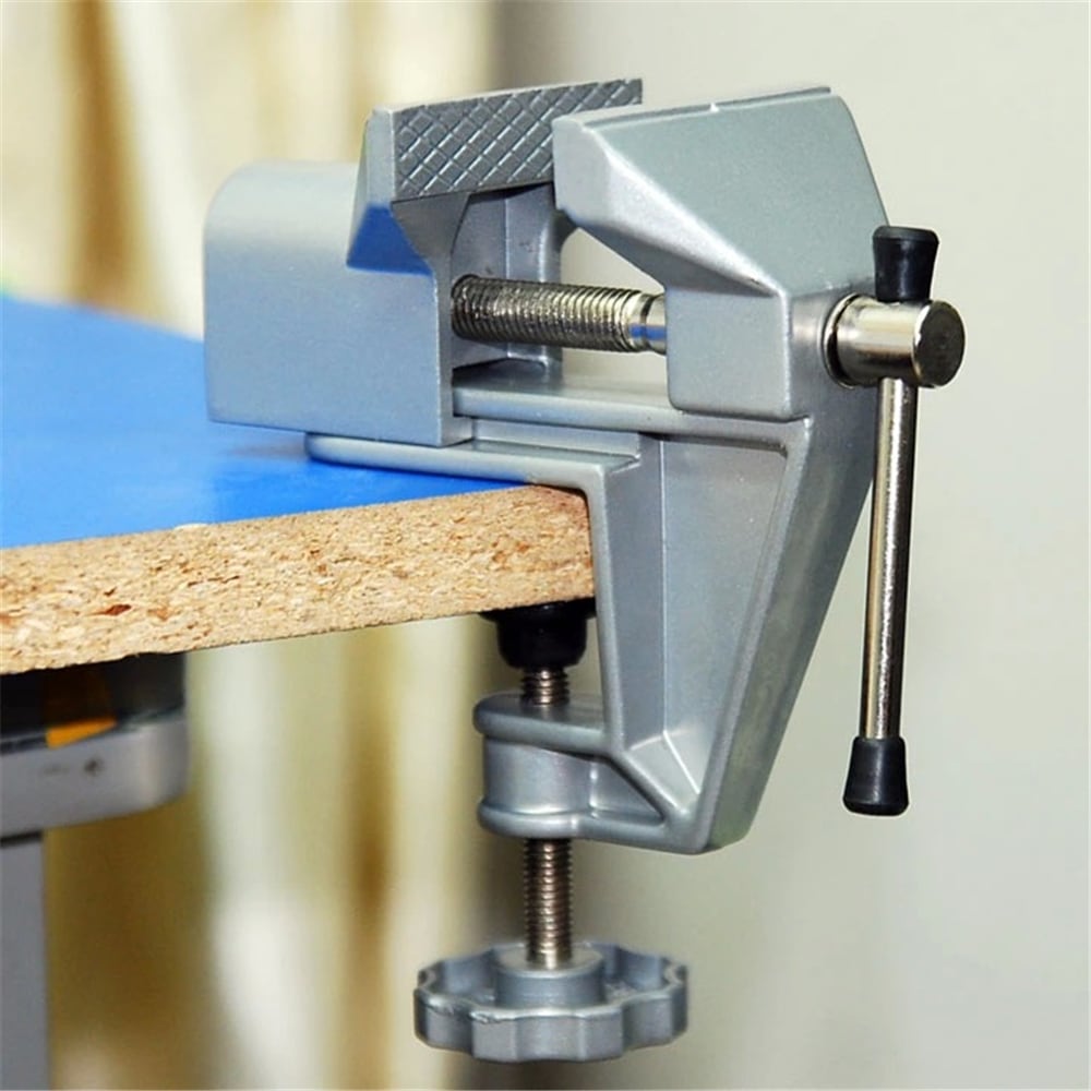Vise tool Clamp Hobby Bench Aluminum Mini Clamp Work Station- Platinum Vise tool Clamp Hobby Bench Aluminum Mini Clamp Work Station- Platinum