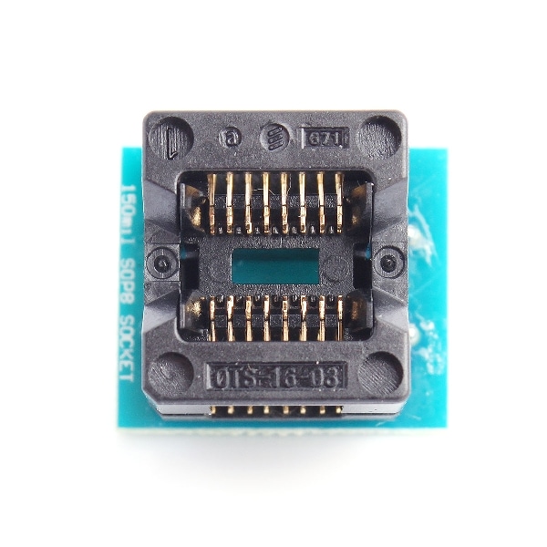Brand New SOP16 to DIP16 Programming Adapter Socket- Blue and Black Brand New SOP16 to DIP16 Programming Adapter Socket- Blue and Black