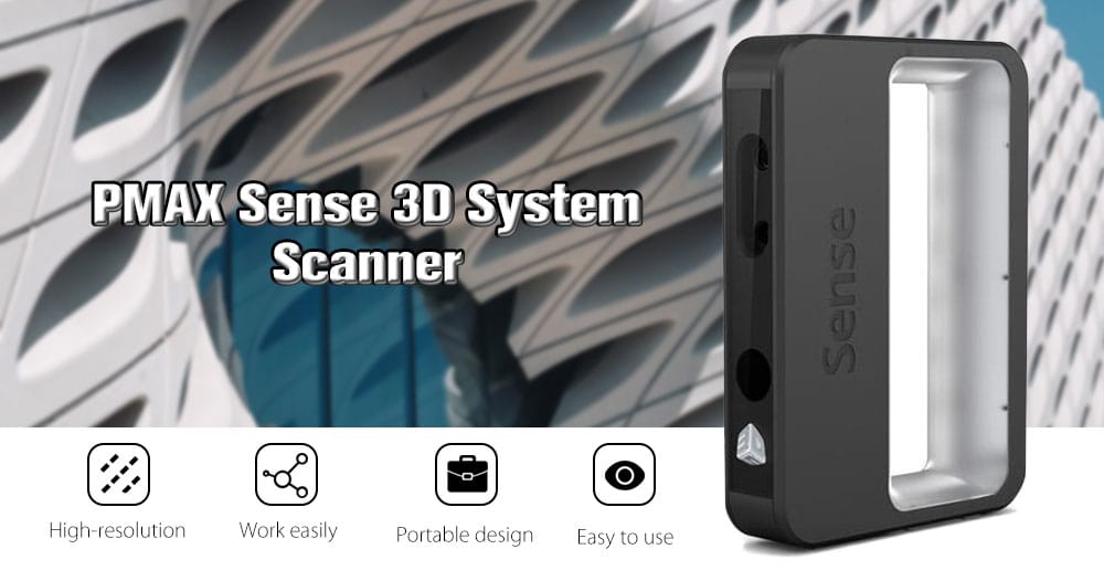 PMAX 3D System Scanner Full Color Sweeping - Black PMAX 3D System Scanner Full Color Sweeping - Black