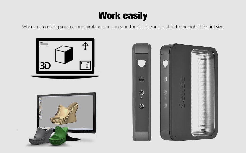 PMAX 3D System Scanner Full Color Sweeping - Black PMAX 3D System Scanner Full Color Sweeping - Black
