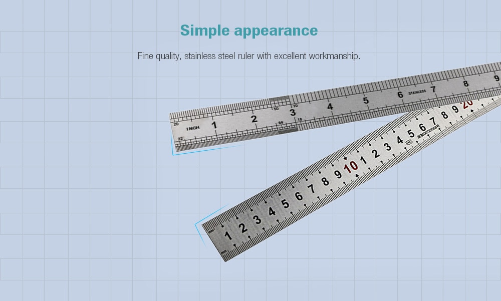 Precise Stainless Steel Straightedge Ruler 15 / 30cm- Silver 30CM Precise Stainless Steel Straightedge Ruler 15 / 30cm- Silver 30CM