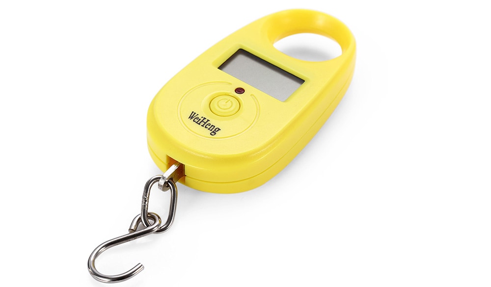 WH-A11 Mini Hand Held Balance Electronic Digital Scale 5g / 25kg- Yellow