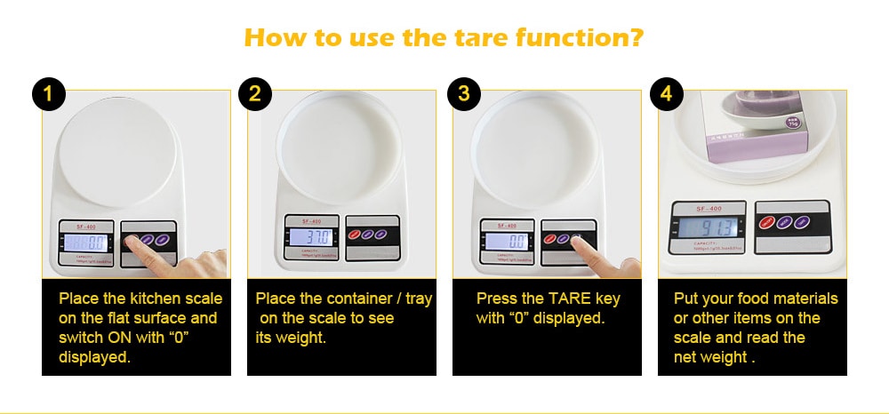 7kg / 1g Precise Kitchen Scale- White 7kg / 1g Precise Kitchen Scale- White